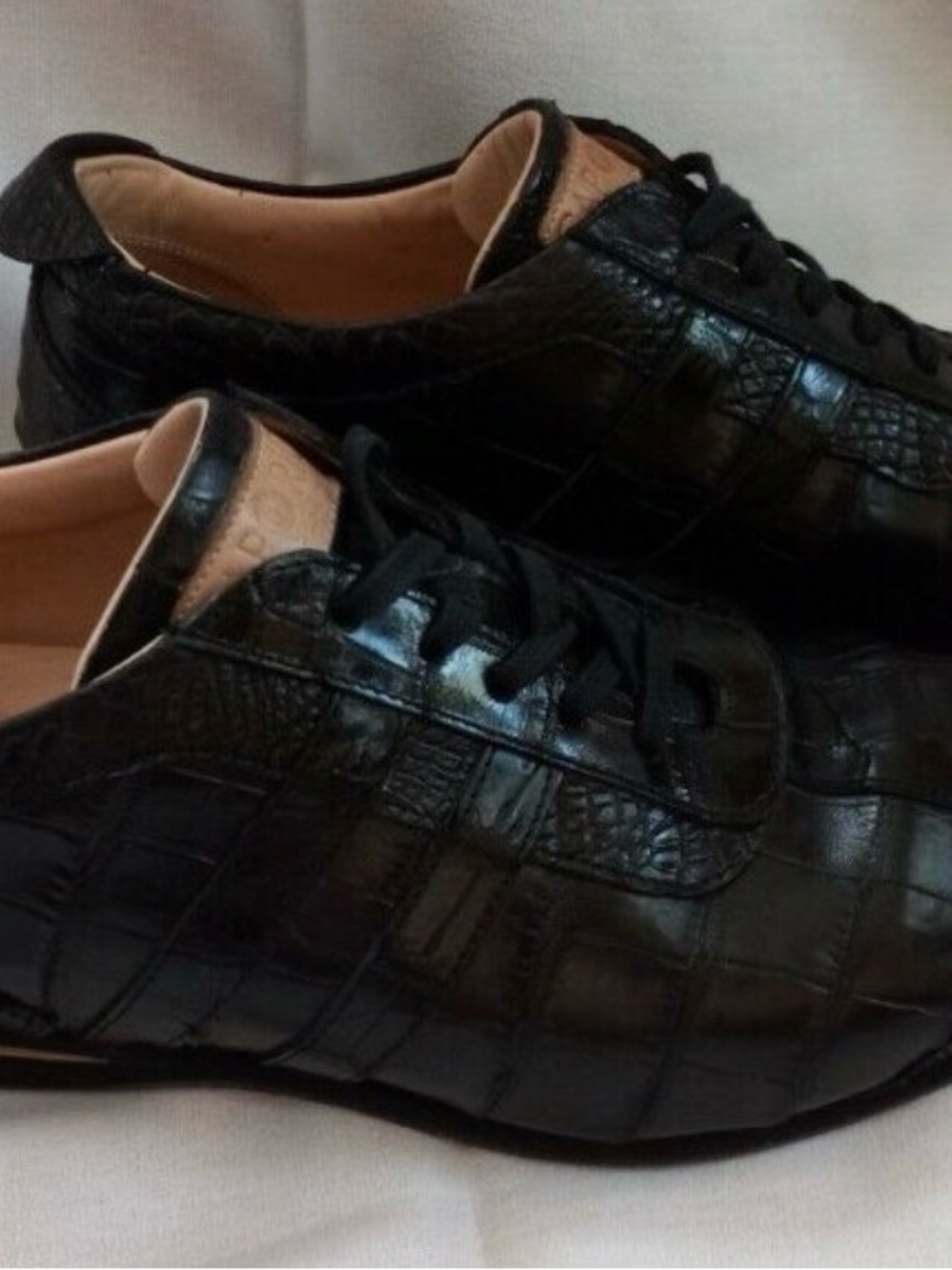 Caporicci 9412 genuine alligator made 100% in Italy Lace-Up Sneakers 🇮🇹 - Picture 7 of 11